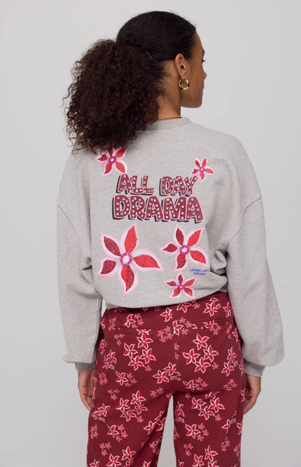 Sweater Alldaydrama Grey Melee AW25Y505