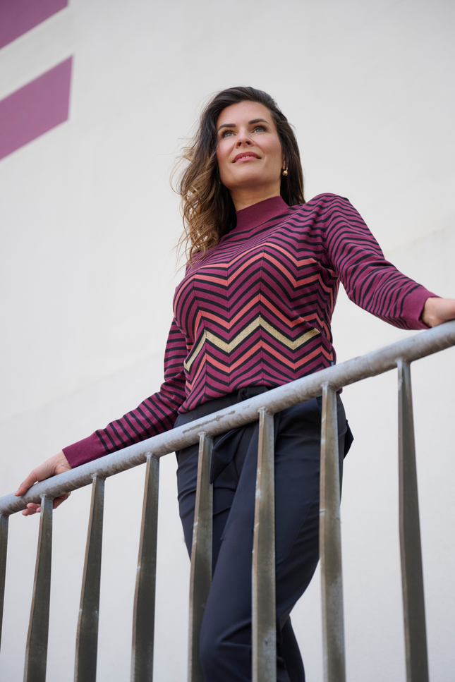 Trui Inge Bordeaux 255