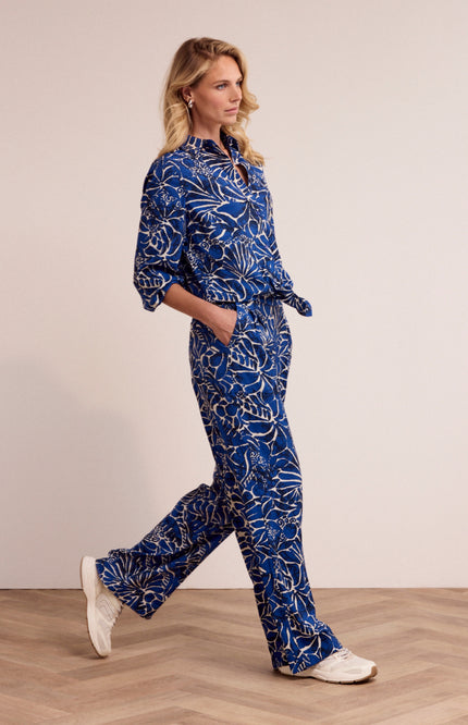 Tramontana Blouse Ink Bloom Print C31-19-301 1 Stretchshop.nl