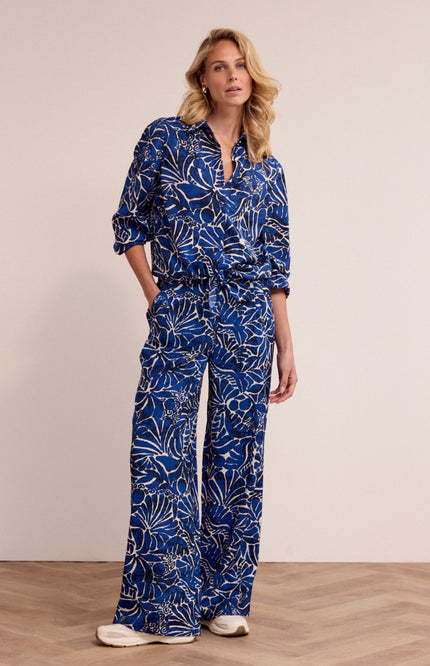Tramontana Broek Ink Bloom Print C31-19-101 1 Stretchshop.nl