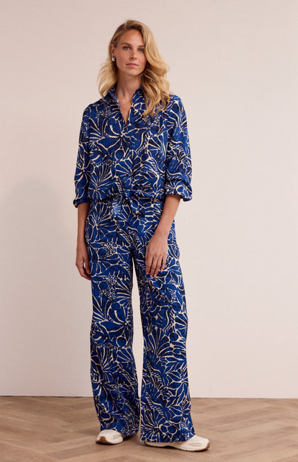 Tramontana Broek Ink Bloom Print C31-19-101 1 Stretchshop.nl