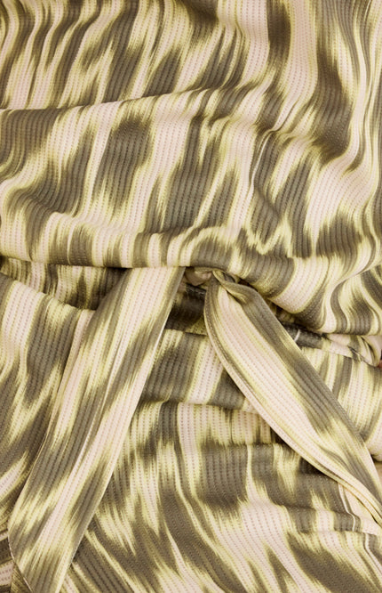 Tramontana Broek Wide Leg Green Fade Print Aloe C15-19-101 2 Stretchshop.nl