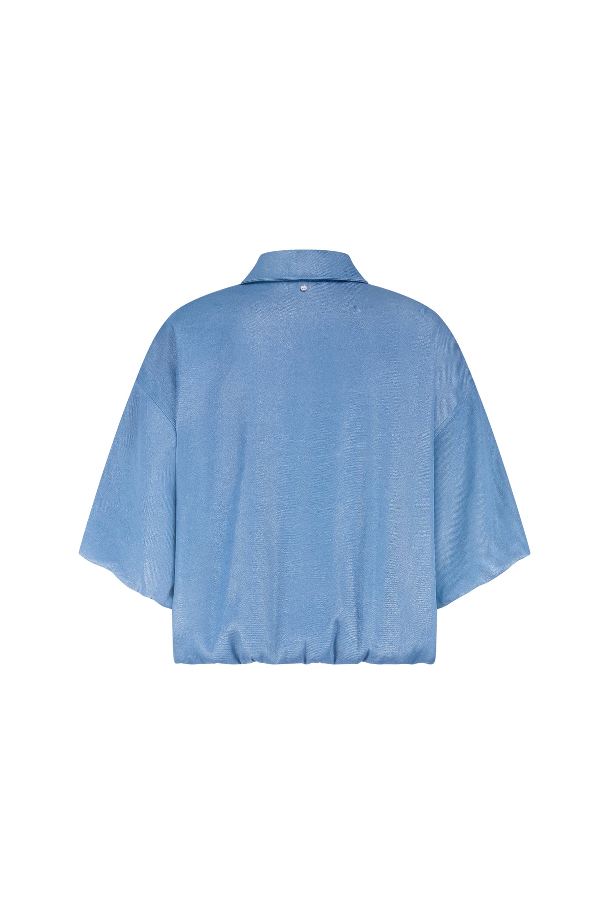 Lichte, ballonvormige jas van Tramontana in heldere blauwe kleur, waterafstotende coating en losse pasvorm.