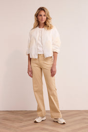 Stijlvolle Tramontana rechte denim jeans met pebble-washafwerking, zichtbaar op de afbeelding.