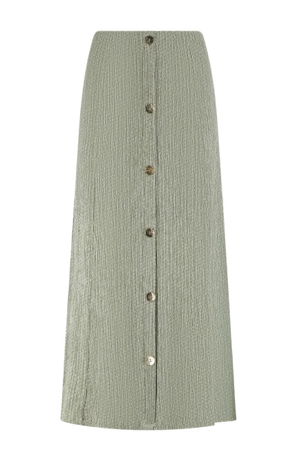 Tramontana Rok Crinkled Maxi Aloe Melange E02-19-201 2 Stretchshop.nl