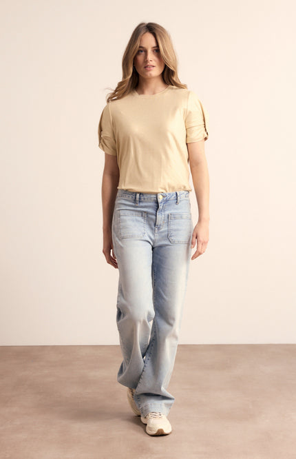 Tramontana T-shirt Coated Pebble D02-19-401 1 Stretchshop.nl