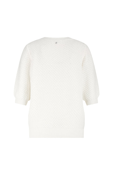 Tramontana Trui Sequin Offwhite Y11-19-601 1 Stretchshop.nl