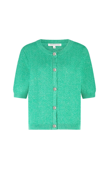 Tramontana Vest Fancy Yarn Emerald Y08-19-701 1 Stretchshop.nl