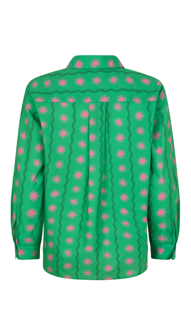 Ydence Blouse Celia Green Print Stretchshop.nl