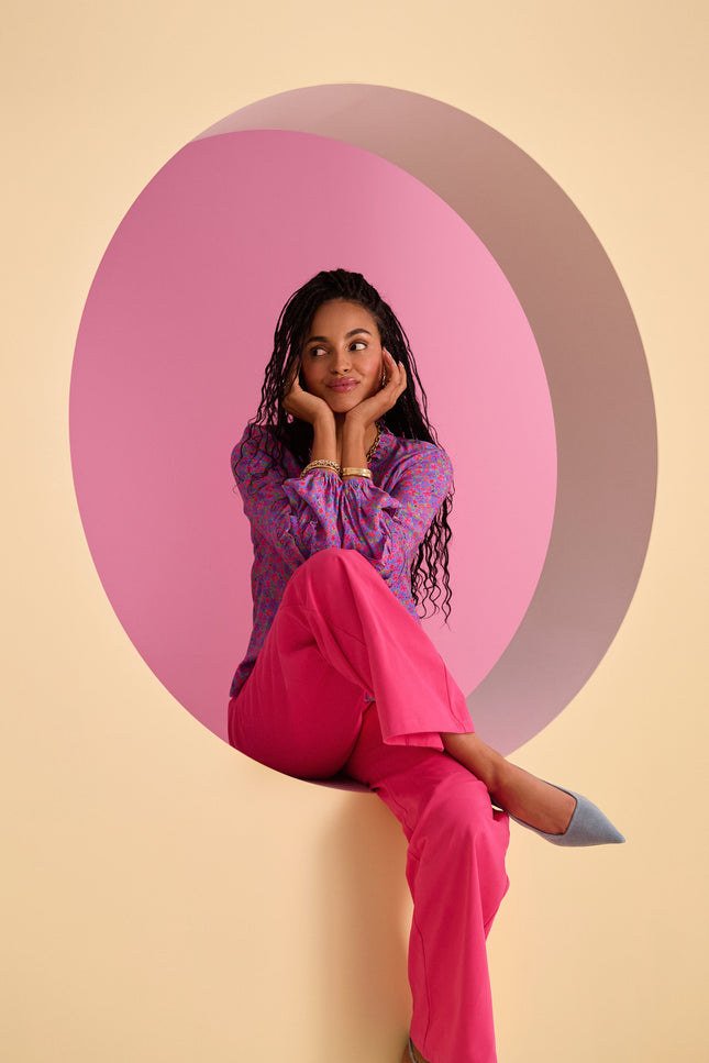 Ydence Blouse Ellie Multi Flower Stretchshop.nl