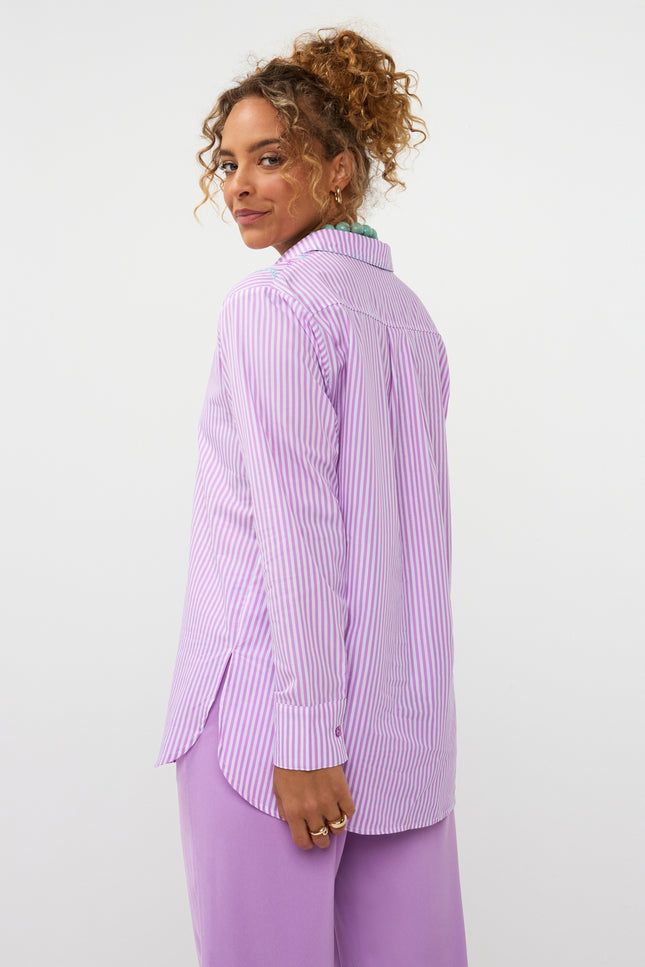 Ydence Blouse Gaby Violet Stretchshop.nl