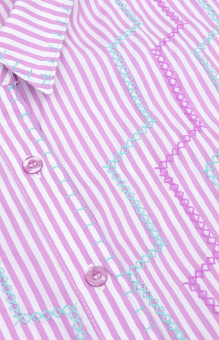 Ydence Blouse Gaby Violet Stretchshop.nl