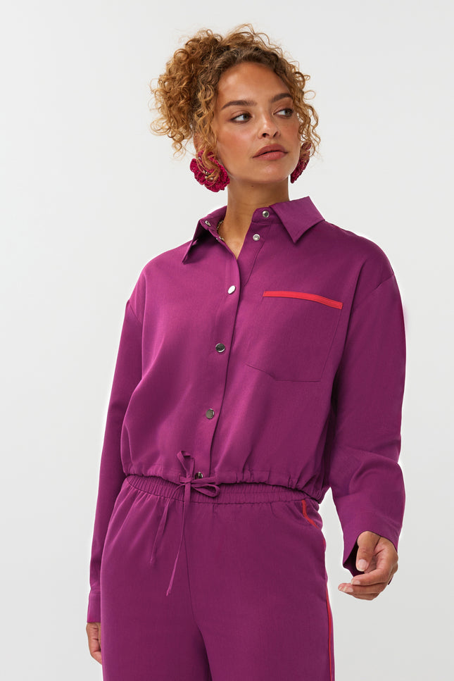 Blouse Kess Fuchsia Purple Red