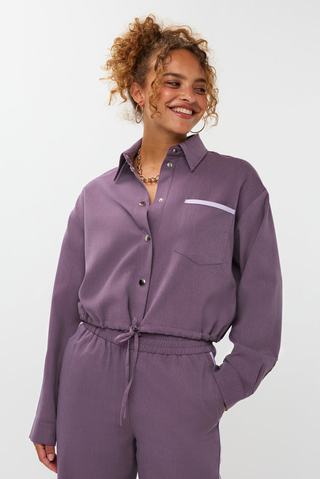 Blouse Kess Soft Purple