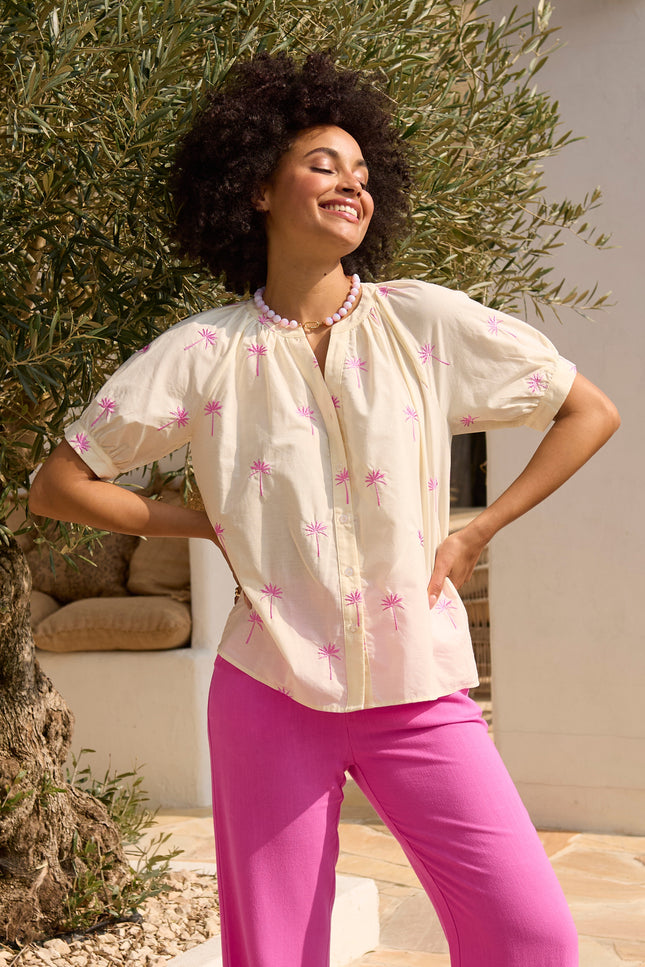 Ydence Blouse Lian Offwhite Stretchshop.nl