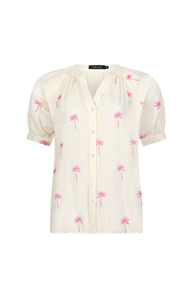 Ydence Blouse Lian Offwhite Stretchshop.nl