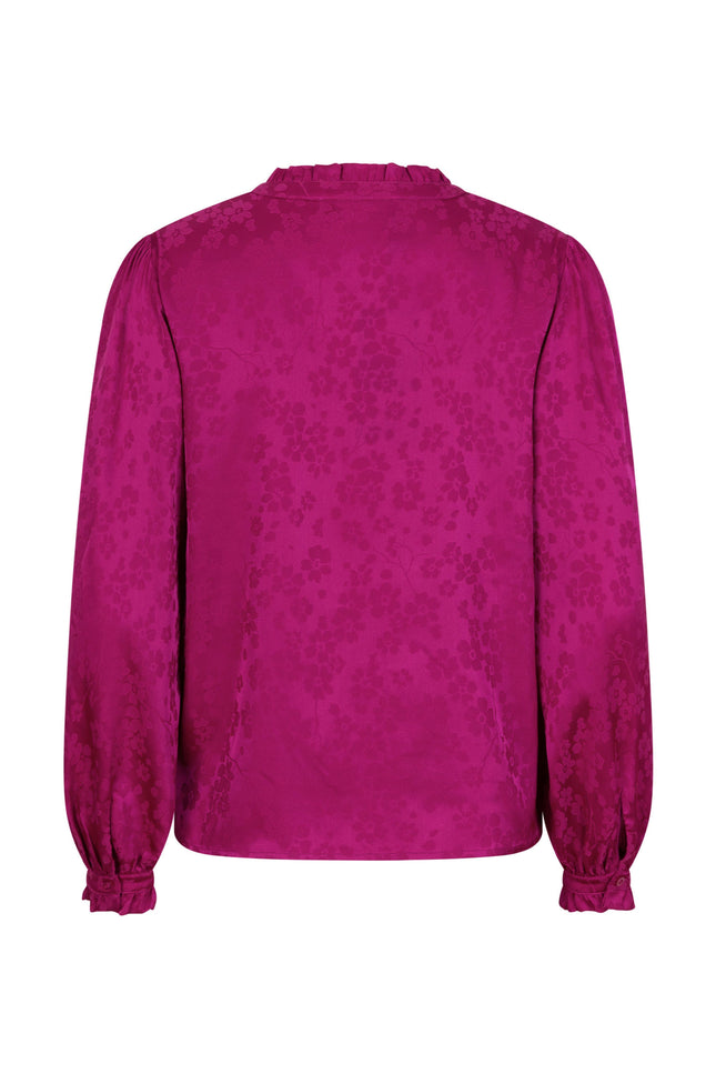 Ydence Blouse Odilia Fuchsia Purple Stretchshop.nl