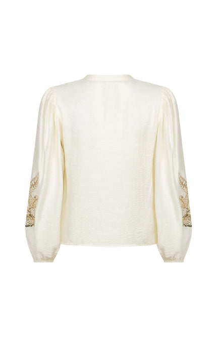 Ydence Blouse Rose Ecru Stretchshop.nl