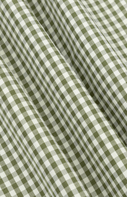 Ydence Broek Celeste Green Check Stretchshop.nl