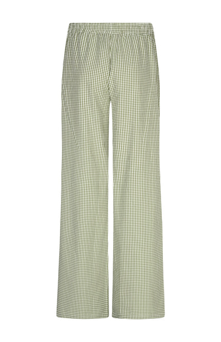 Ydence Broek Celeste Green Check Stretchshop.nl