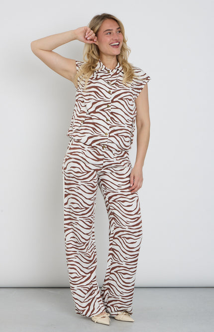 Ydence Broek Lulu Zebra Tall Stretchshop.nl