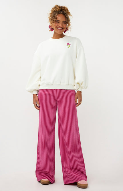 Ydence Broek Thirza Berry Pink Stretchshop.nl