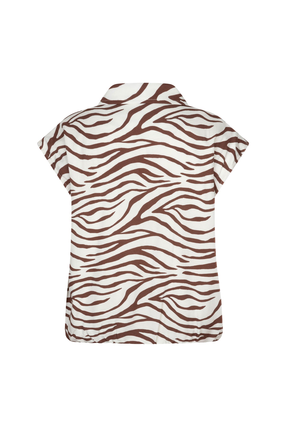 Ydence Gilet Svenna Zebra met dierenprint en warme voering, casual en comfortabel voor dames.