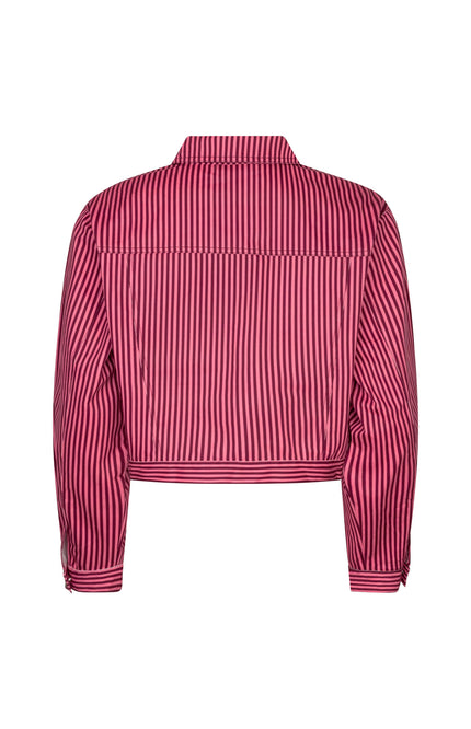 Ydence Jacket Kalina Coral Pink Burgundy Stretchshop.nl