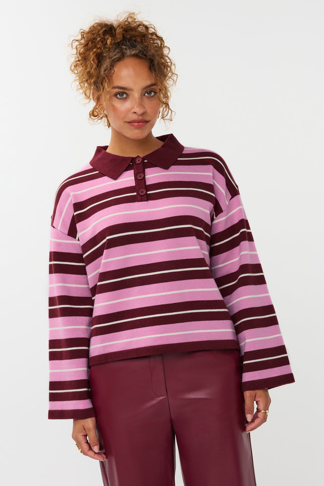 Top Balou Burgundy Pink