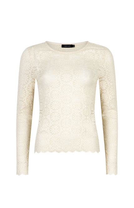 Ydence Top Loiza Ecru Stretchshop.nl
