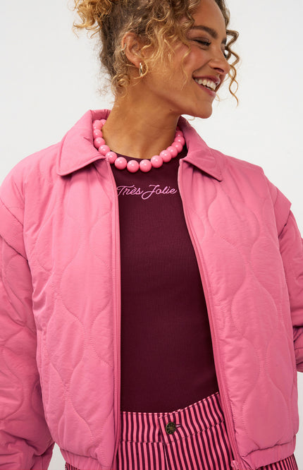 Ydence Top Très Jolie Burgundy Stretchshop.nl