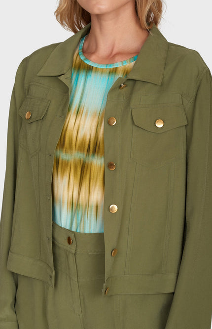 Zizo Blazer jeresan pale green d6 Stretchshop.nl