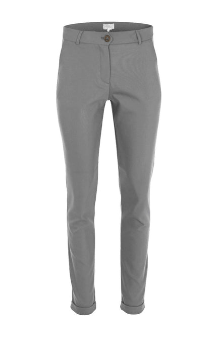 Zizo Broek chloe light grey Stretchshop.nl
