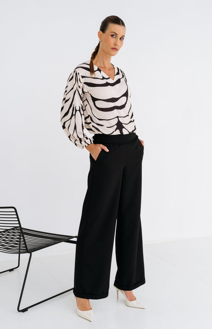 Zizo Broek Harper Black Stretchshop.nl