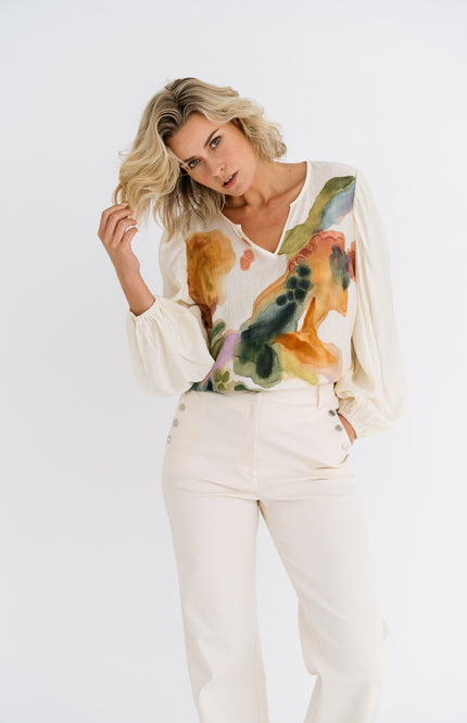 Zizo Broek Holly Sand Stretchshop.nl