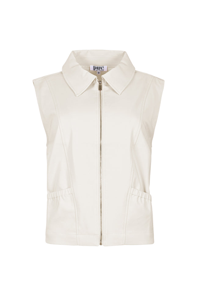 Zizo Gilet Nice Light Sand Stretchshop.nl