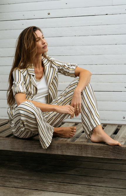 Zizo Jacket Nooske Gold Stripe Stretchshop.nl