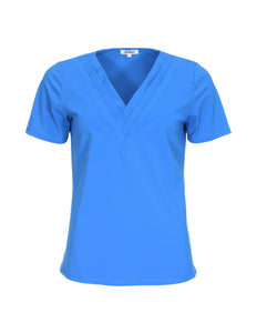 Zoso Travel blouse romee strong blue 242 Stretchshop.nl