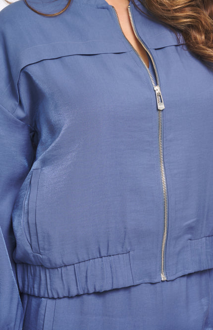 Zoso Blouse Elise Blue 261 Stretchshop.nl