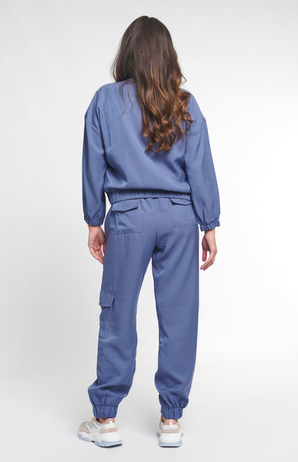 Zoso Blouse Elise Blue 261 Stretchshop.nl