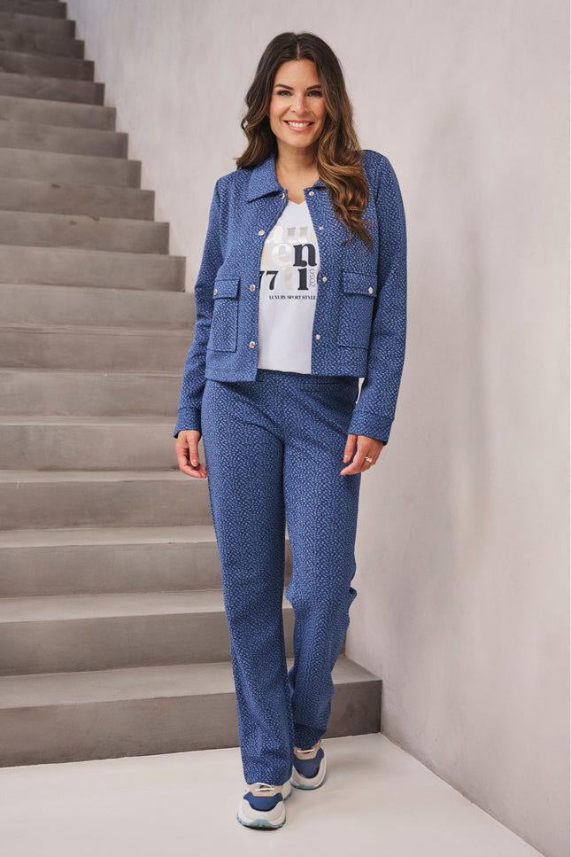 Zoso Broek Alice Blue 254 Stretchshop.nl