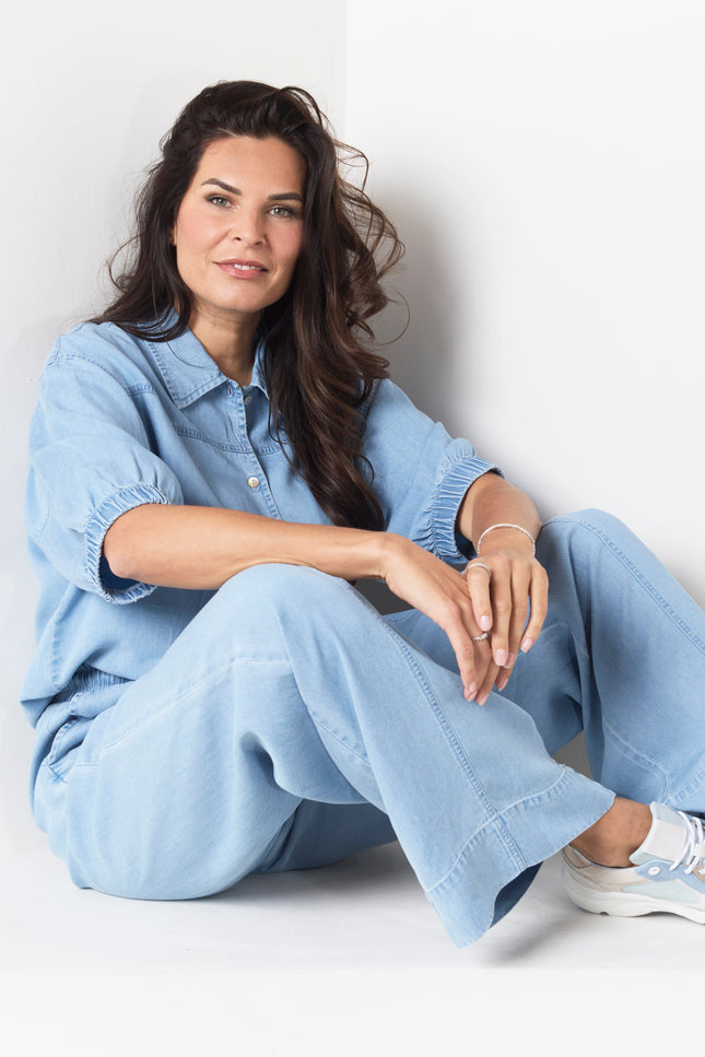 Zoso Broek Farah Light Denim 261 Stretchshop.nl