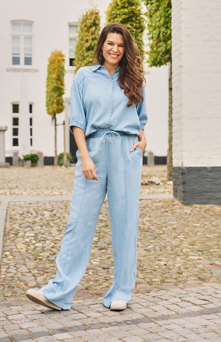 Zoso Broek Farah Light Denim 261 Stretchshop.nl