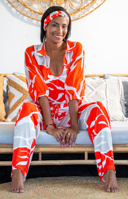 Zoso Broek Reality Orange Sand 253 Stretchshop.nl