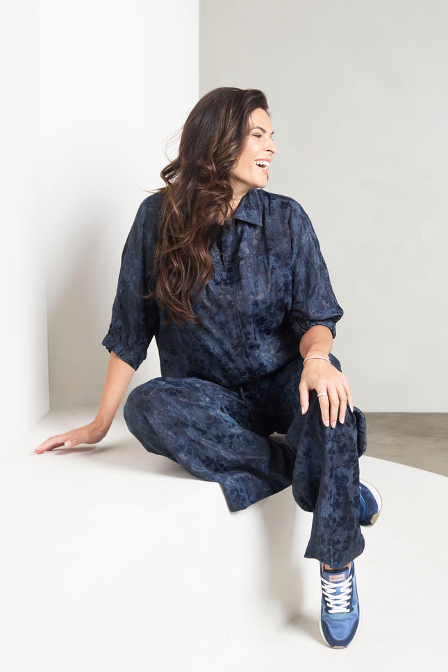 Zoso Broek Sylvia Blue Denim 261 Stretchshop.nl