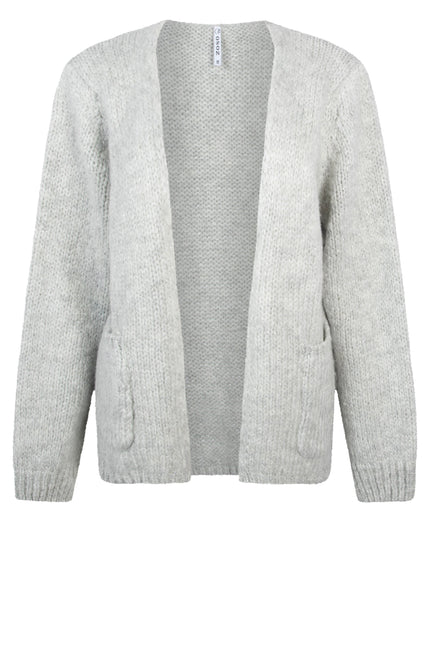 Zoso Cardigan Lois Grey 245 Stretchshop.nl