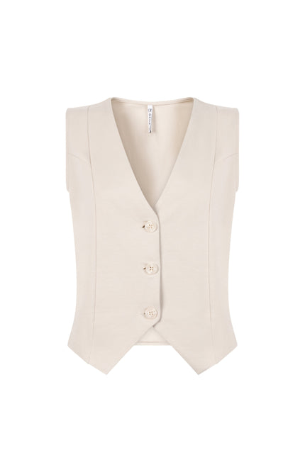 Zoso Gilet Joy Sand 251 Stretchshop.nl