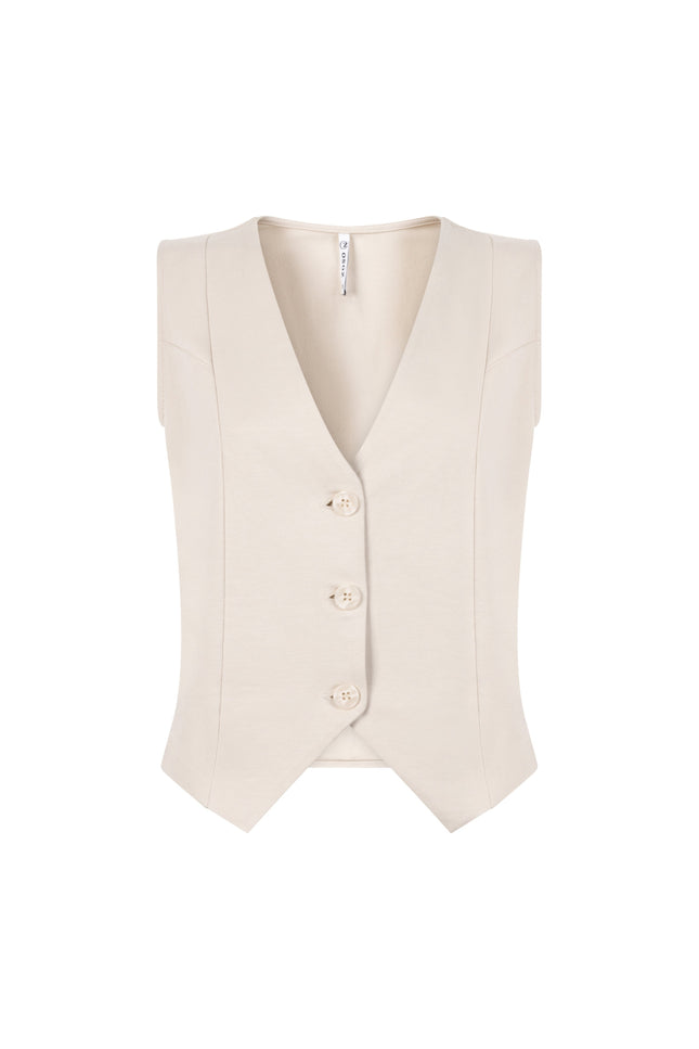 Zoso Gilet Joy Sand 251 Stretchshop.nl