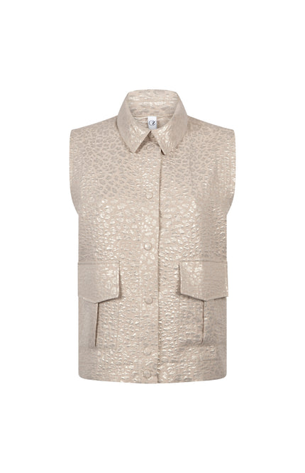 Zoso Gilet Melanie Sand 252 Stretchshop.nl