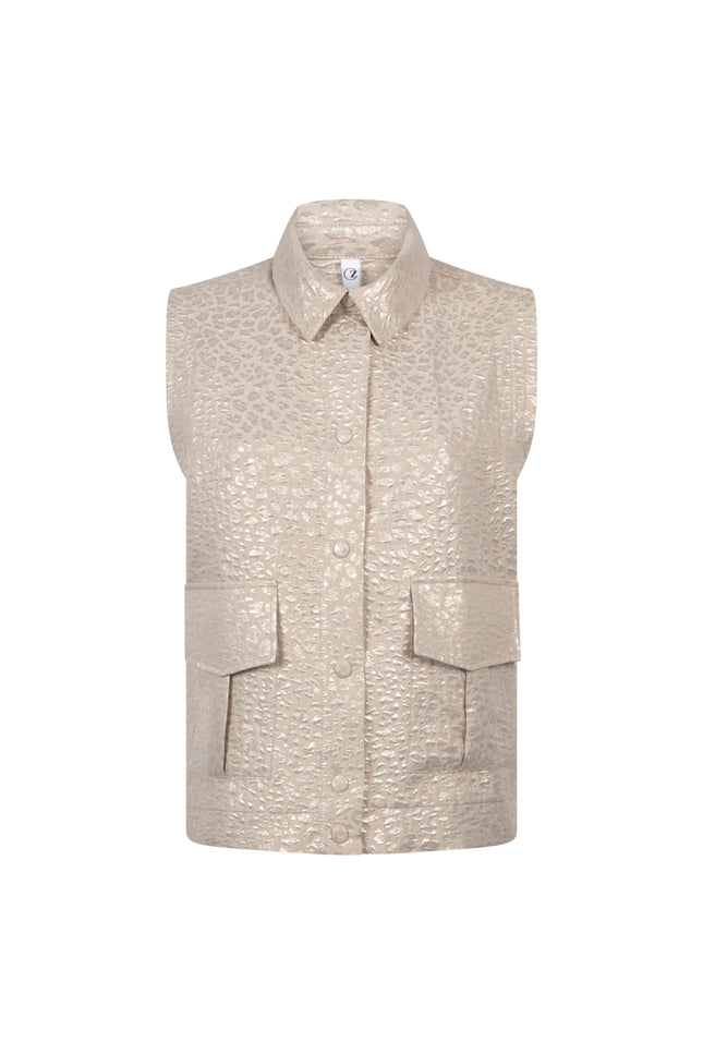 Zoso Gilet Melanie Sand 252 Stretchshop.nl